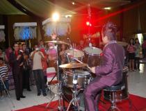Ghozi perform with drum