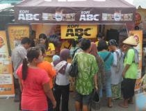 tenda sampling n selling kopi abc